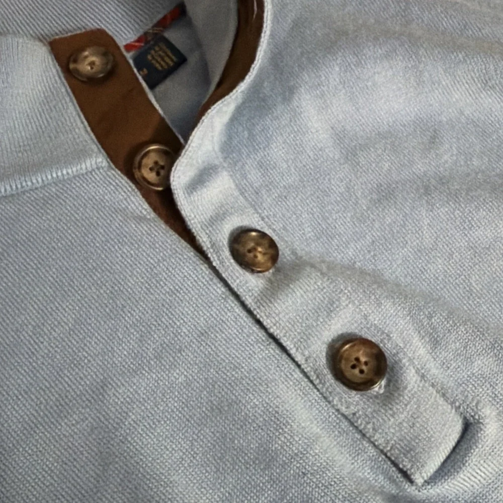 Polo Golf Ralph Lauren | Half Button Mock Sweater |‎ M | Merino Wool